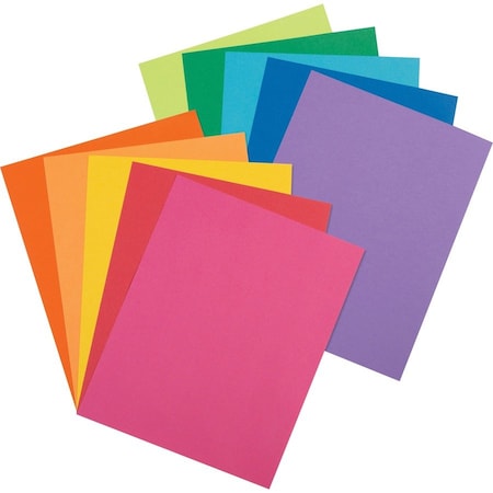 Pacon Cardstock, Array, Ast, 250Sh Pk PAC101199